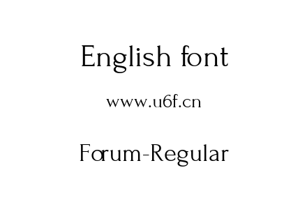 Forum-Regular.ttf下载
