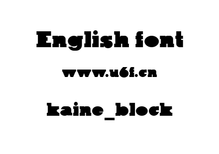kaine_block.ttf下载