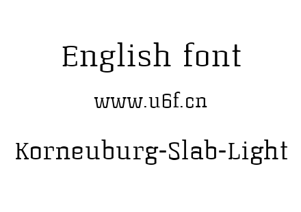 Korneuburg-Slab-Light.ttf下载