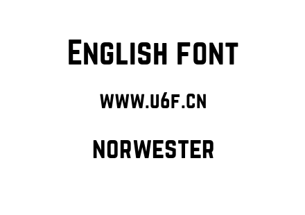 norwester.ttf下载
