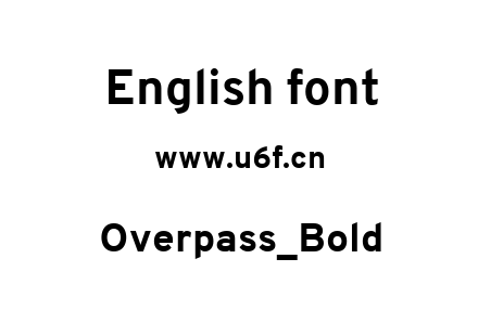 Overpass_Bold.ttf下载