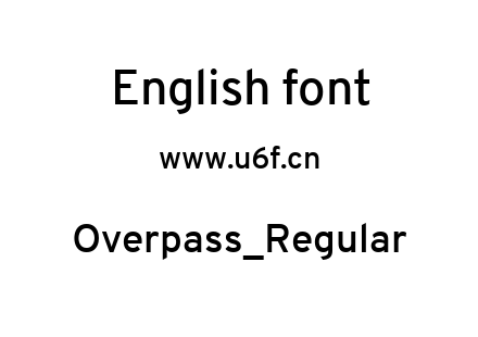Overpass_Regular.ttf下载