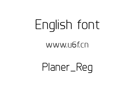 Planer_Reg.ttf下载