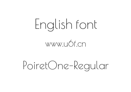 ttf字体-PoiretOne-Regular.ttf
