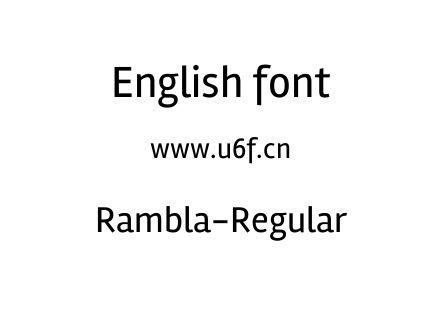 Rambla-Regular.ttf下载