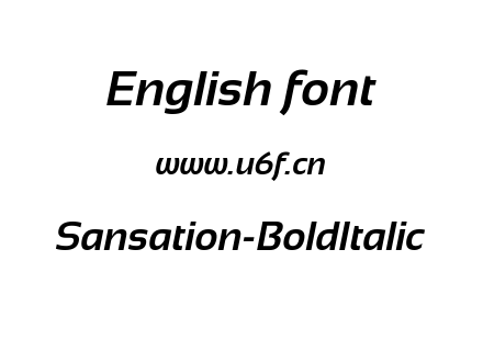 Sansation-BoldItalic.ttf下载