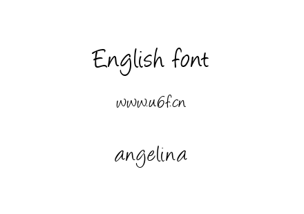 angelina.ttf下载