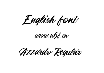 Azzardo Regular.ttf下载