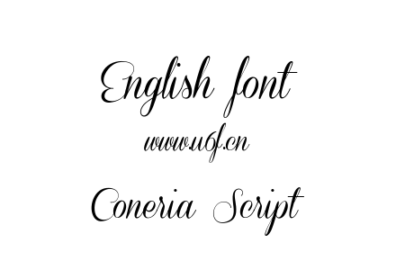 Coneria Script.ttf下载