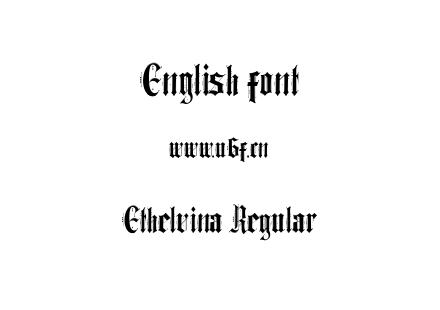 Ethelvina_Regular.ttf下载