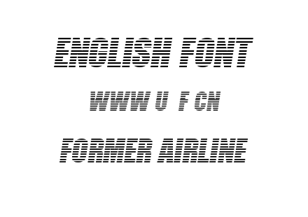 Former Airline.ttf下载