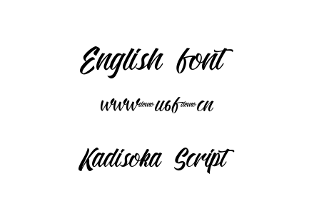 Kadisoka Script.ttf下载