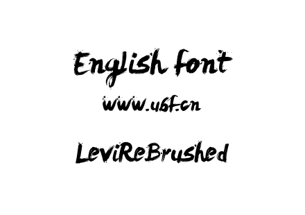 LeviReBrushed.ttf下载