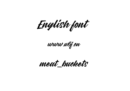 meat_buckets.ttf下载
