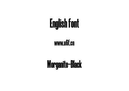 字体-Morganite-Black.ttf下载