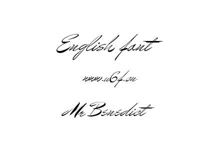 Mr Benedict.ttf下载