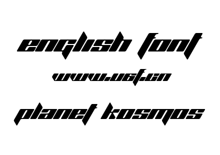Planet Kosmos.TTF下载