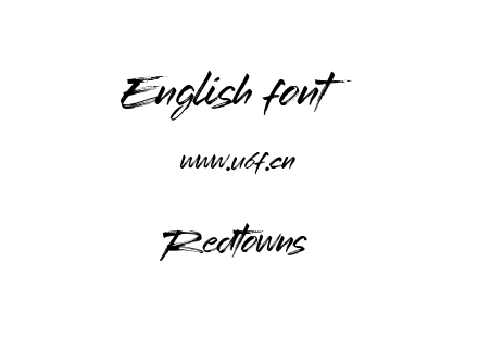 Redtowns.ttf下载