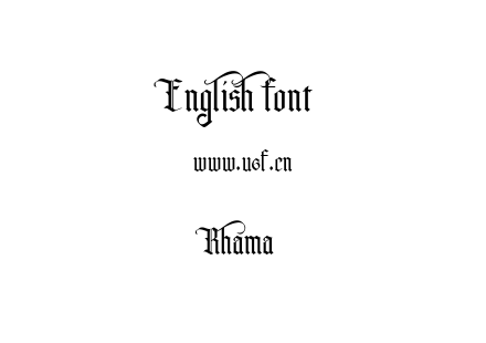 Rhama.ttf下载