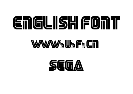SEGA.TTF下载