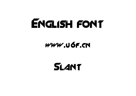 Slant.TTF下载