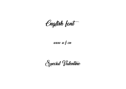 Special Valentine.ttf下载