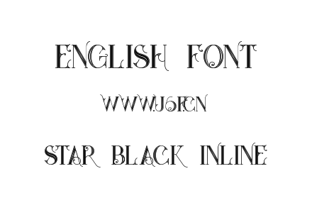 Star Black Inline.ttf下载