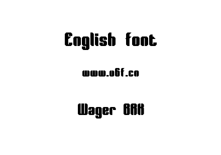 Wager BRK.ttf下载