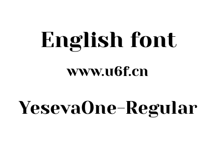 ttf字体-YesevaOne-Regular.ttf