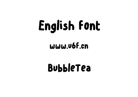 BubbleTea.ttf下载