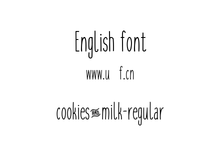 cookies&milk-regular.ttf下载