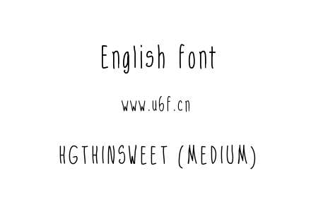 HGTHINSWEET (MEDIUM).ttf下载