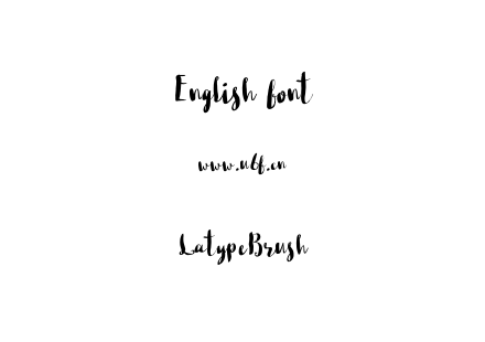 LatypeBrush.ttf下载