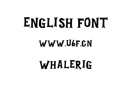 Whalerig.ttf下载