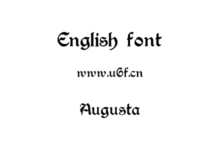 Augusta.ttf下载