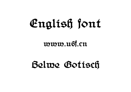 Belwe Gotisch.ttf下载