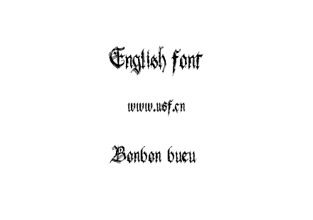 Bonbon bueu.ttf下载