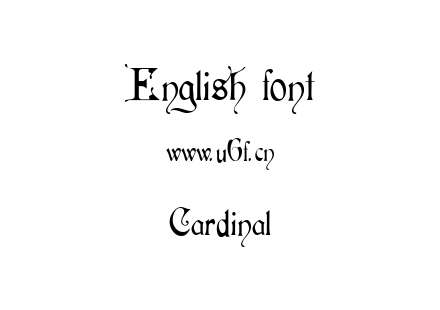 Cardinal.ttf下载