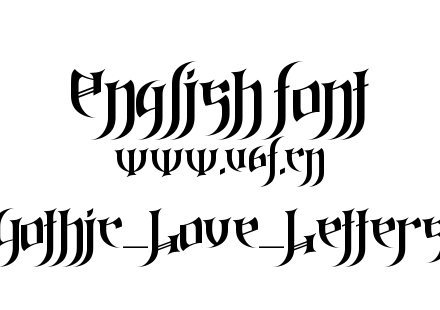Gothic_Love_Letters.TTF下载