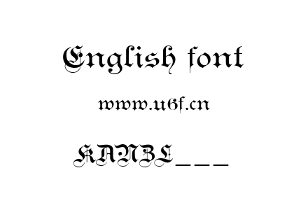 KANZL___.TTF下载