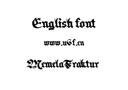 MemelaFraktur.ttf下载