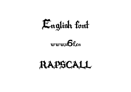 RAPSCALL.TTF下载