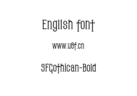 SFGothican-Bold.ttf下载