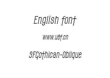 SFGothican-Oblique.ttf下载