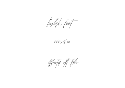 Affinity Alt Italic.ttf下载