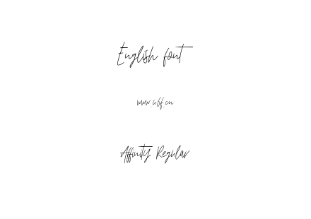 Affinity Regular.ttf下载