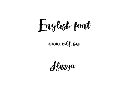 Alissya.ttf下载
