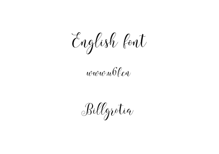 Billgrotia.ttf下载