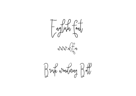 Brisk wondering Boll.ttf下载