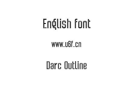 Darc Outline.ttf下载
